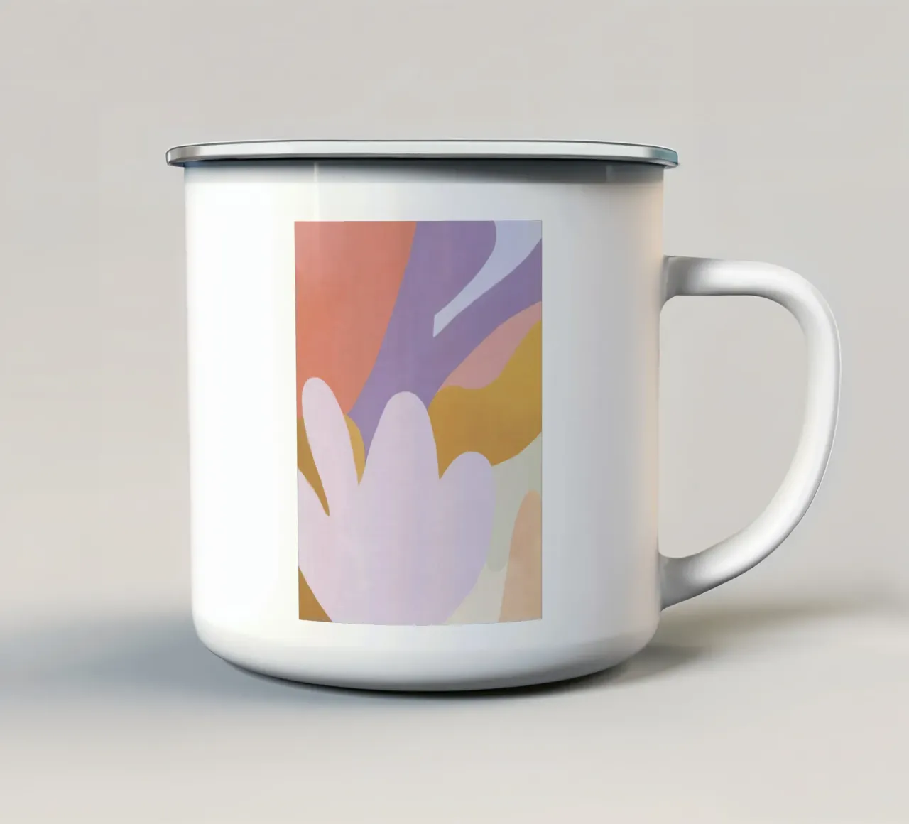 Delicate fields of fantasy enamel mug by Carinaprint