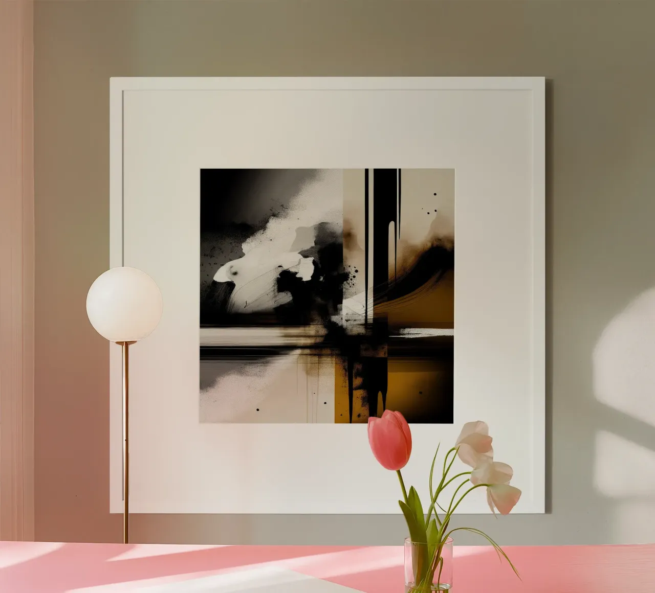 Arte da parete di Imagine poster con telaio in alluminio da Imagine