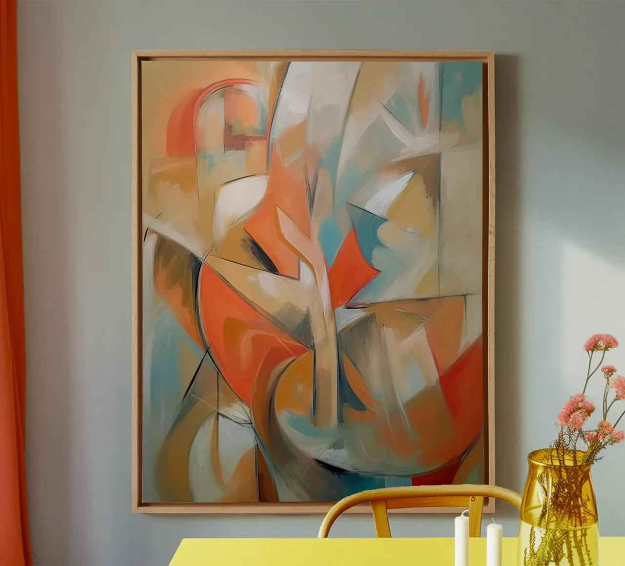 Wall-art by Imagine canvas with Floater frame by Imagine