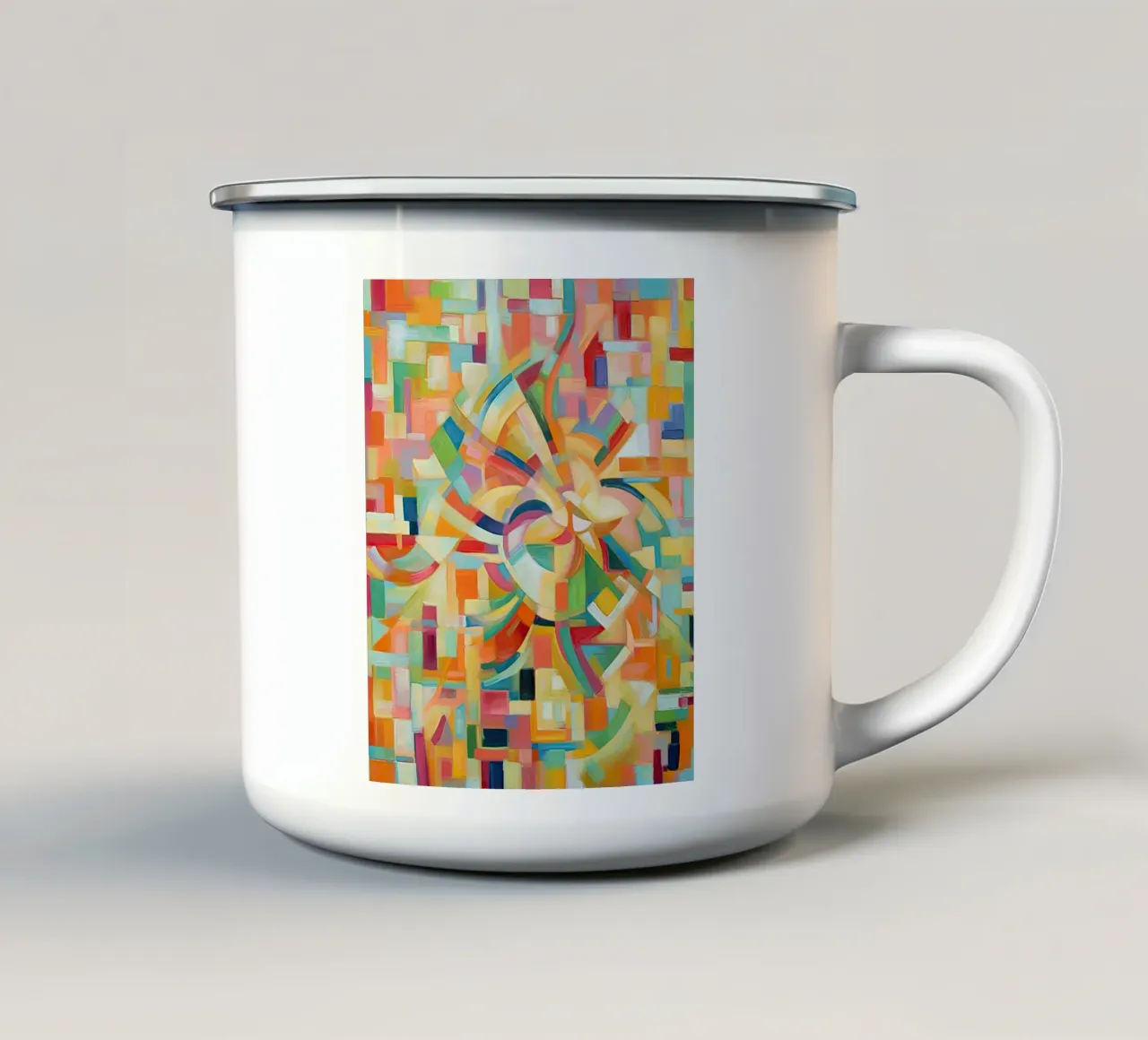Arte da parete di Imagine tazza in smalto da Imagine