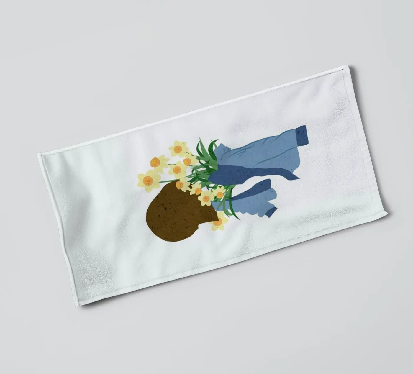 Daffodils badhanddoek van Duong Tu Tran