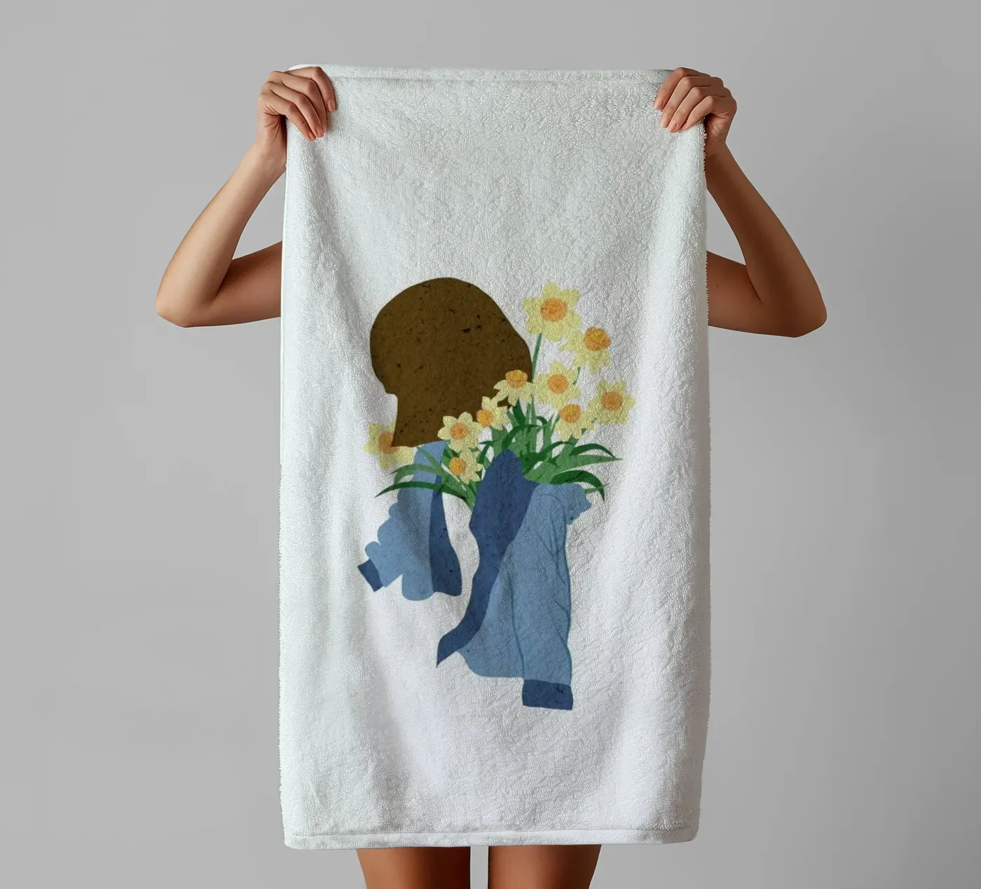 Daffodils badhanddoek van Duong Tu Tran