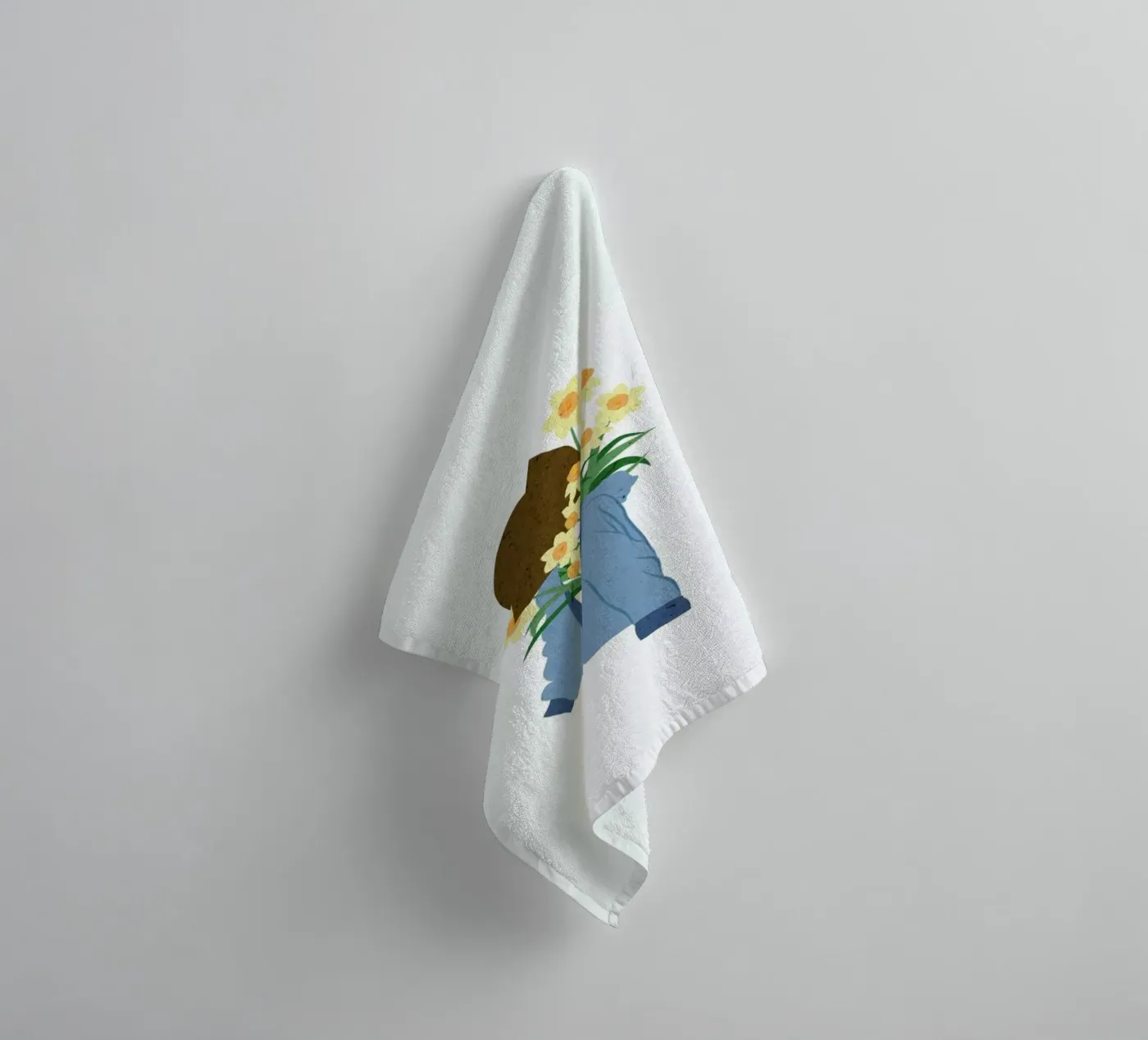 Daffodils badhanddoek van Duong Tu Tran