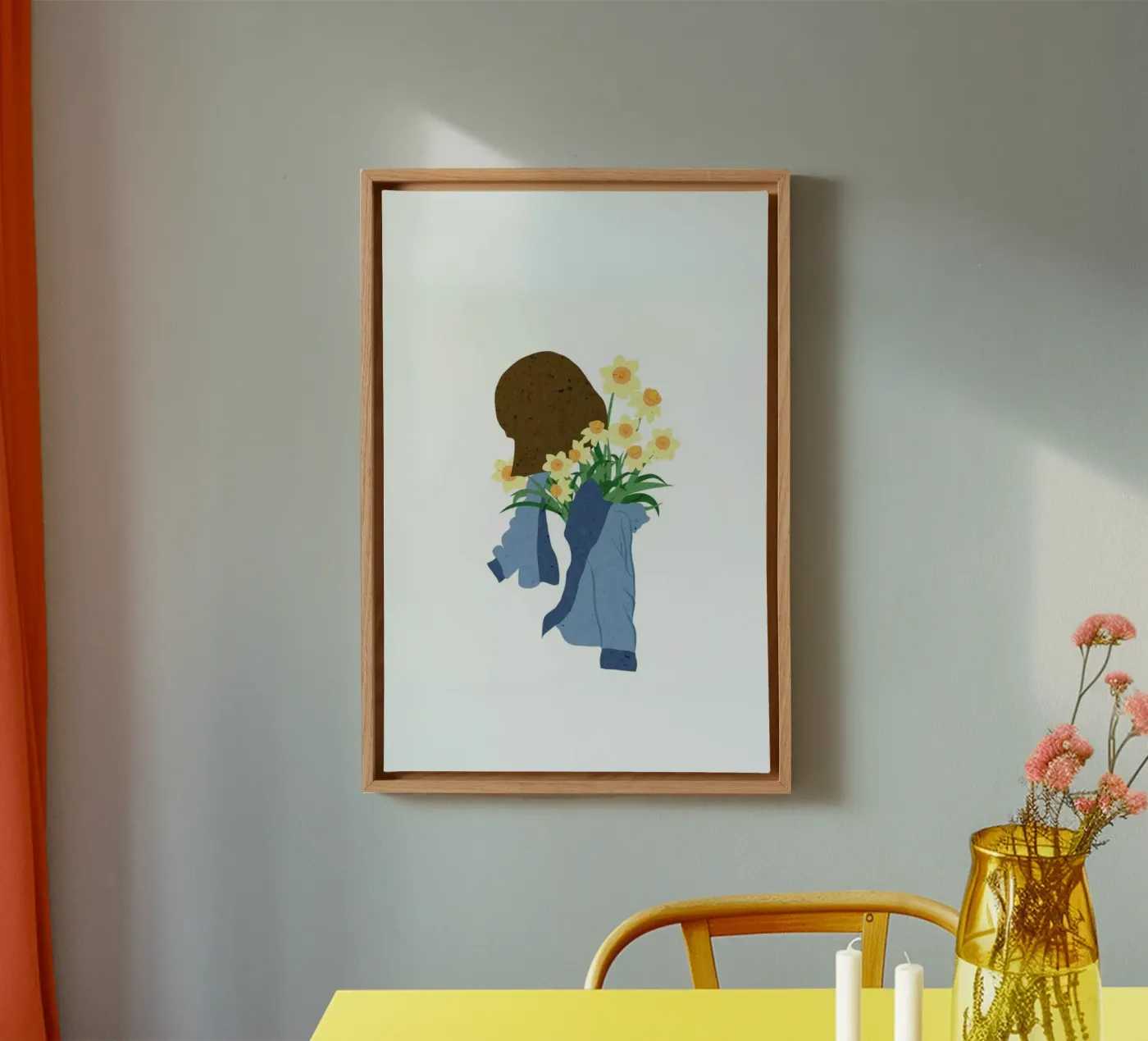 Daffodils canvas van Duong Tu Tran