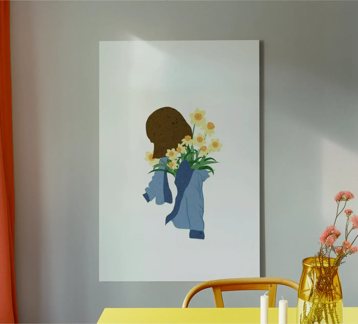 Daffodils canvas van Duong Tu Tran