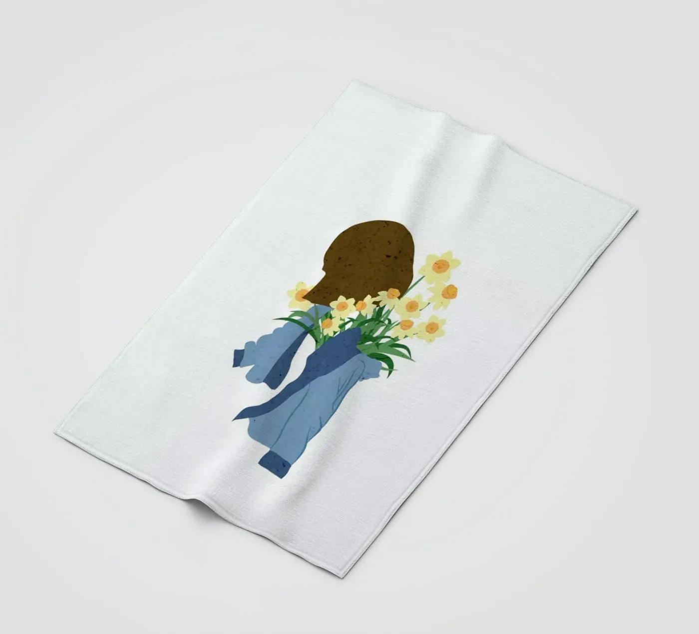 Daffodils fleecedeken van Duong Tu Tran