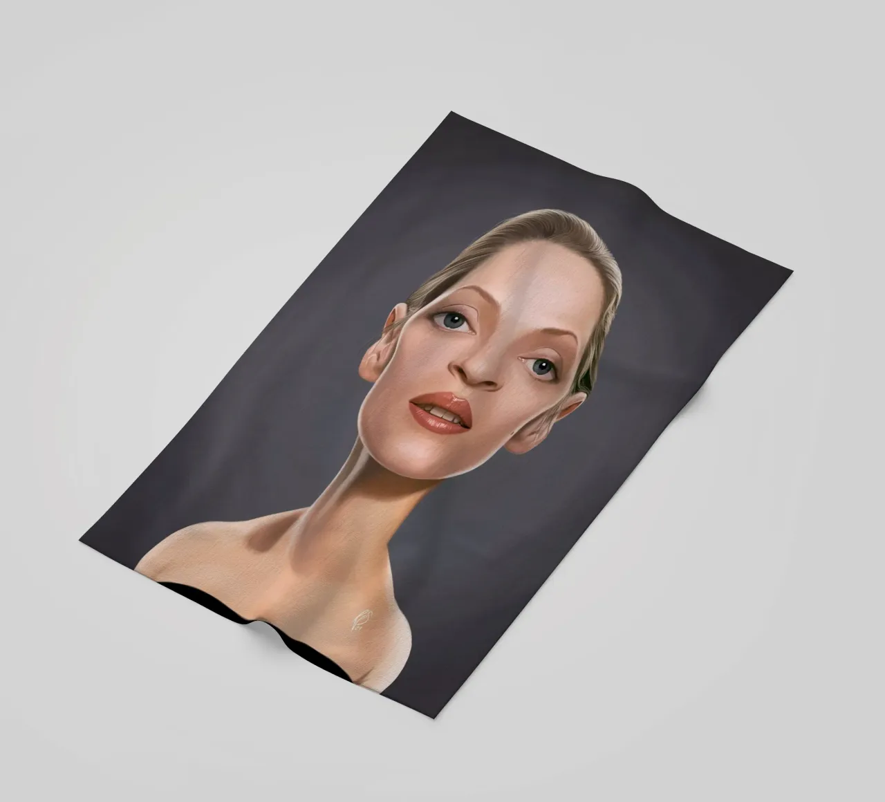 Uma Thurman telo mare da Rob Art | Illustration