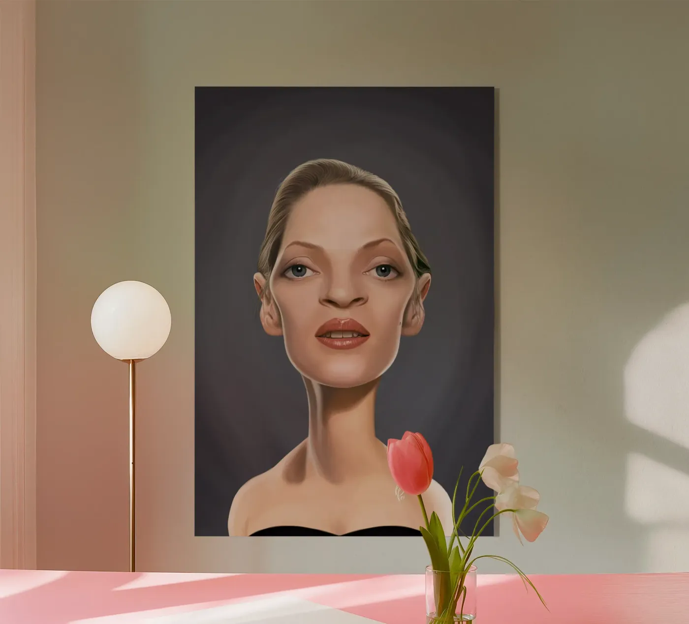 Uma Thurman plexiglass da Rob Art | Illustration