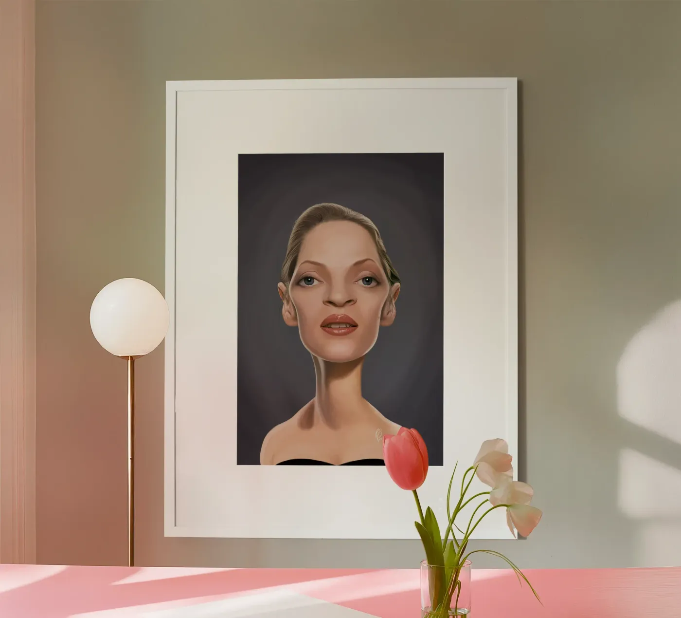 Uma Thurman poster da Rob Art | Illustration