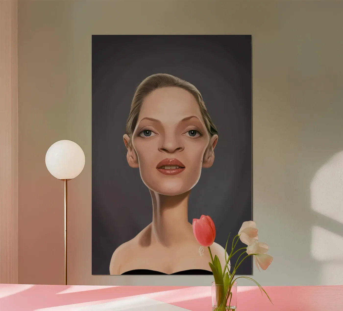 Uma Thurman poster da Rob Art | Illustration