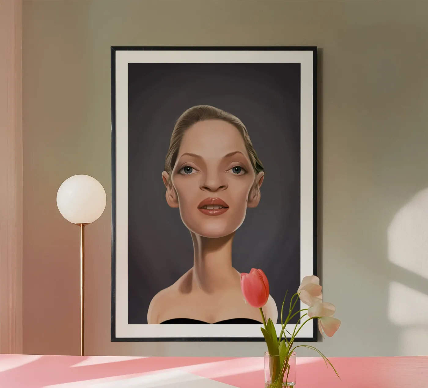 Uma Thurman poster da Rob Art | Illustration