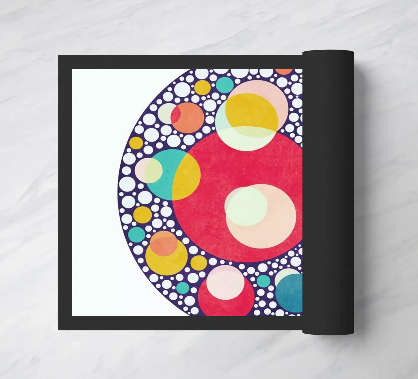 Dancing Colors deurmat van Abstract Joy