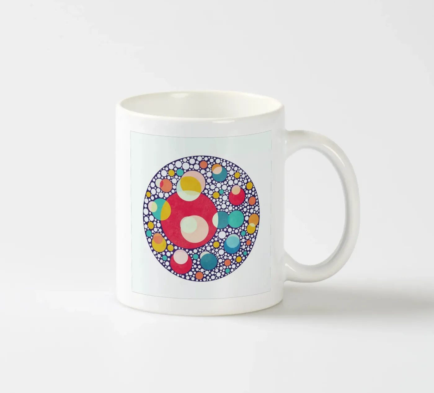 Dancing Colors ceramic mug by Lines Inside
