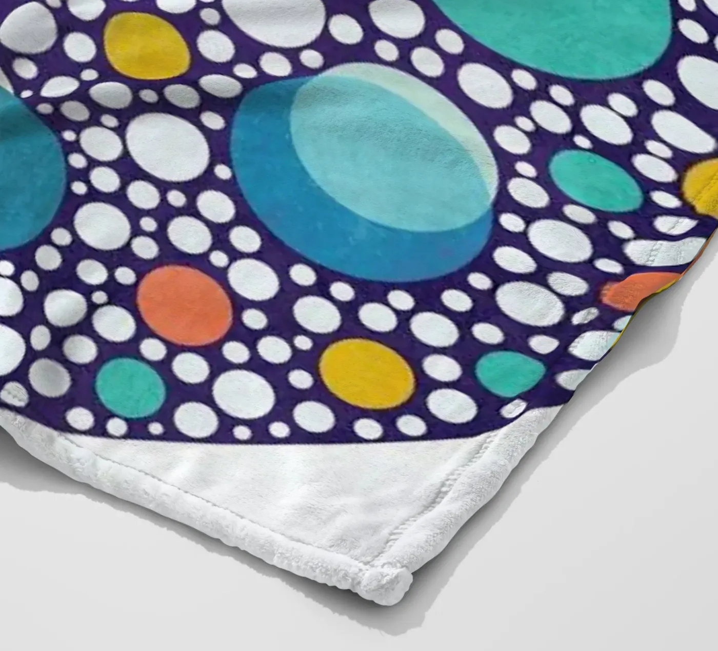 Dancing Colors fleecedeken van Abstract Joy