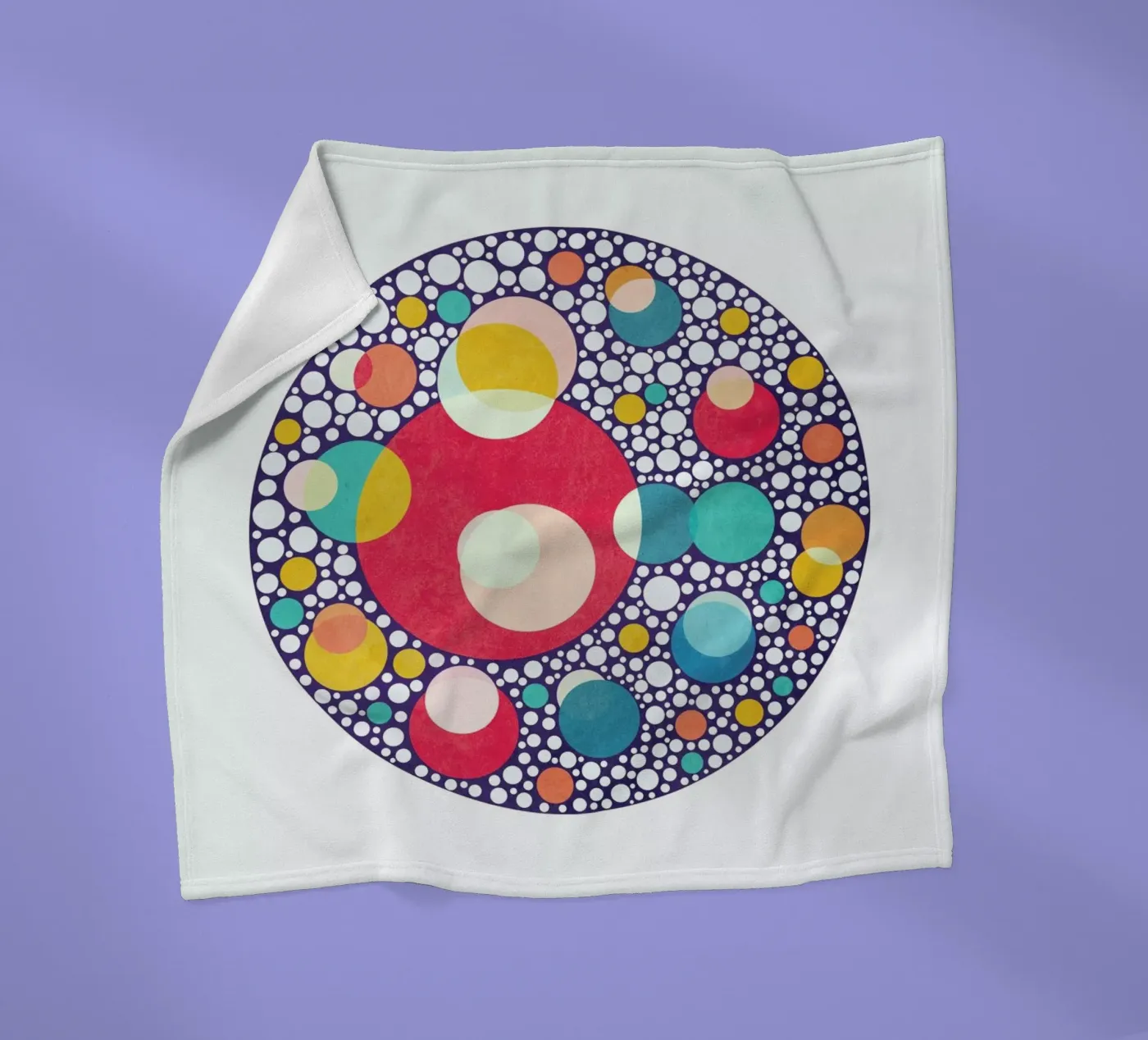 Dancing Colors fleecedeken van Lines Inside