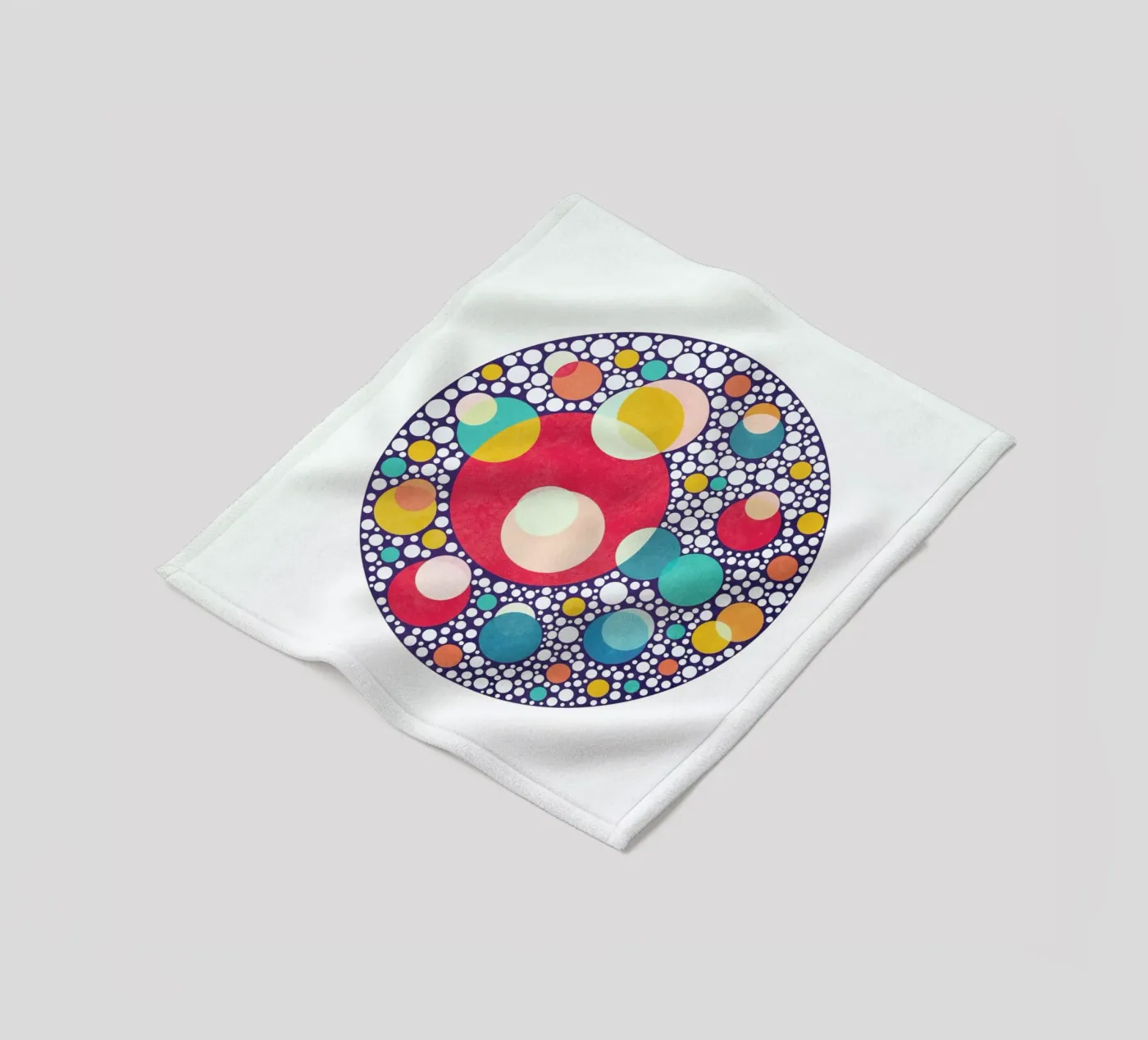 Dancing Colors fleecedeken van Abstract Joy