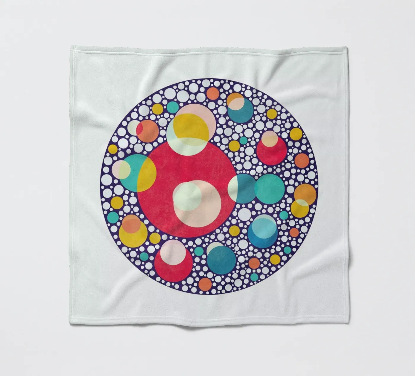 Dancing Colors fleecedeken van Abstract Joy