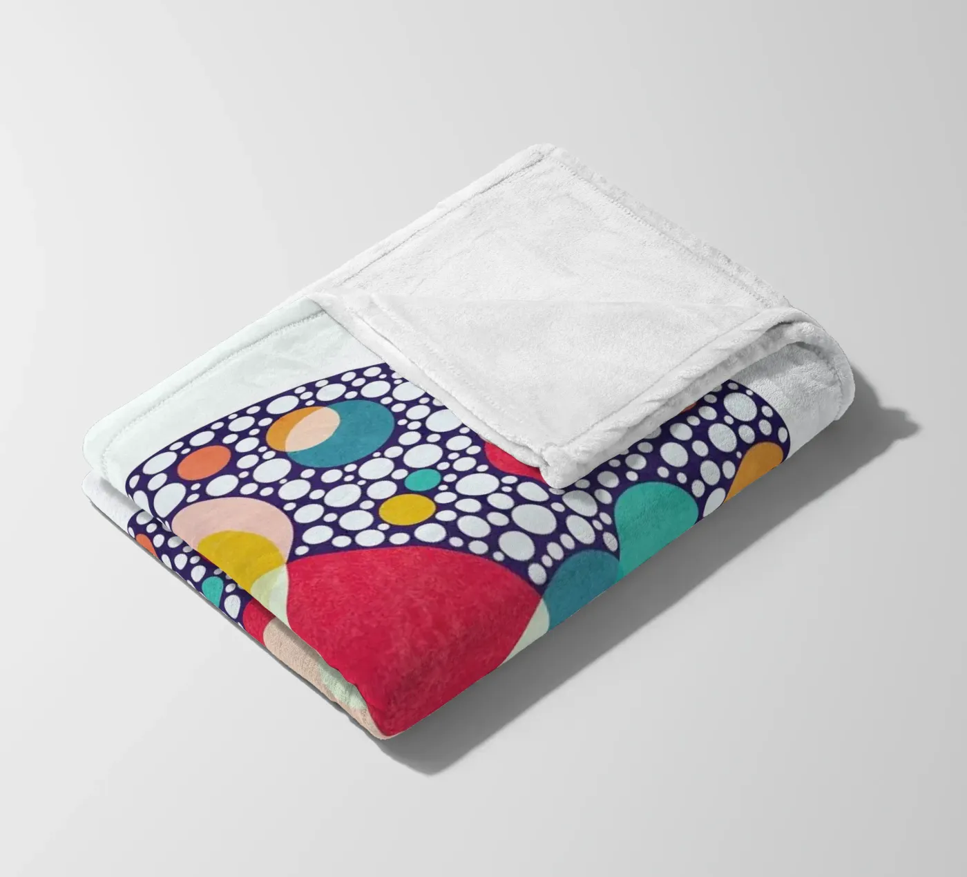 Dancing Colors fleecedeken van Abstract Joy