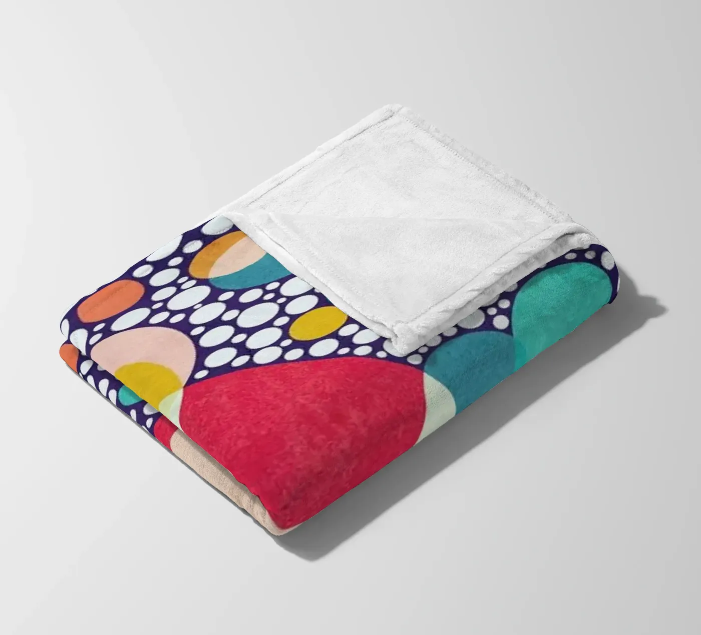 Dancing Colors fleecedeken van Abstract Joy