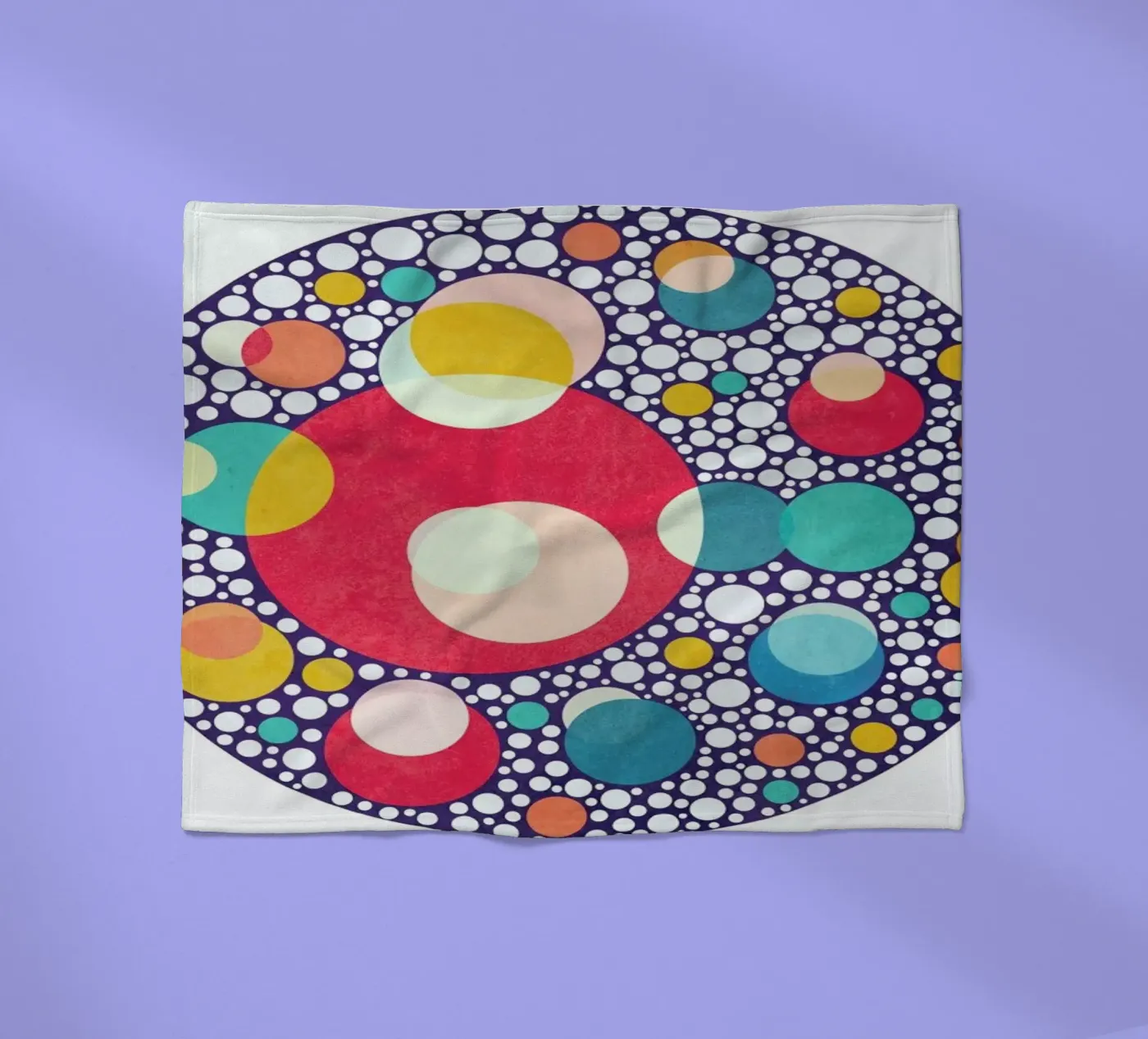 Dancing Colors fleecedeken van Lines Inside