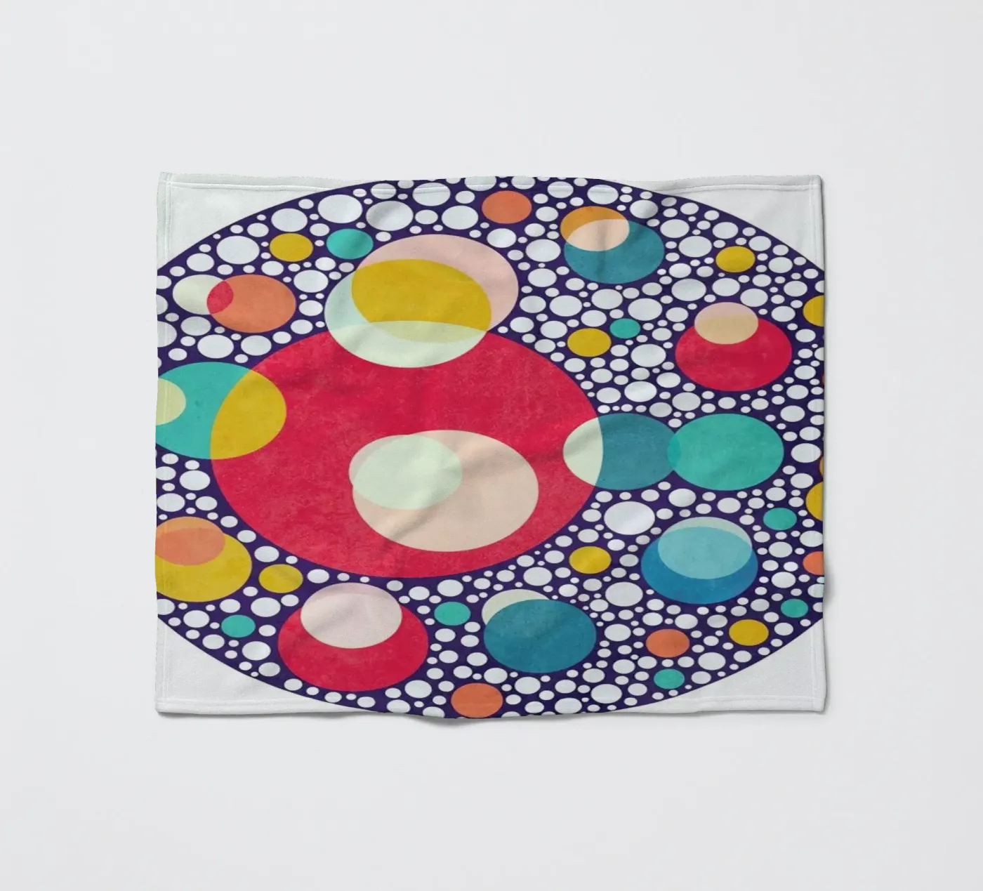 Dancing Colors fleecedeken van Abstract Joy