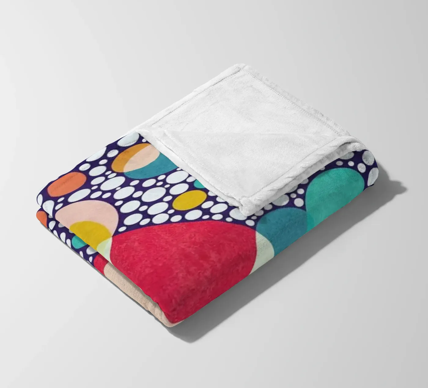 Dancing Colors fleecedeken van Abstract Joy