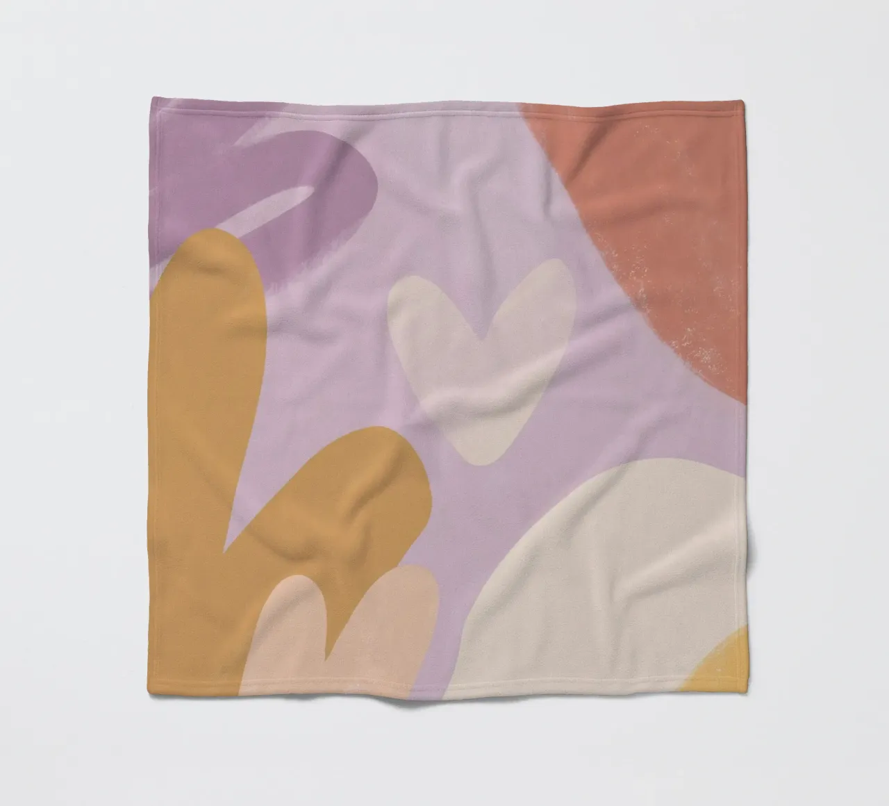 Campi delicati con un cuore coperta in pile da Carinaprint