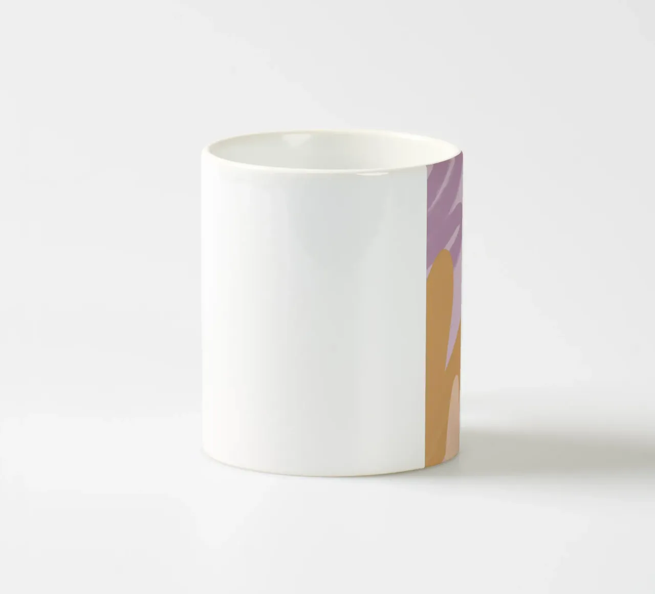 Campi delicati con un cuore tazza in ceramica da Carinaprint