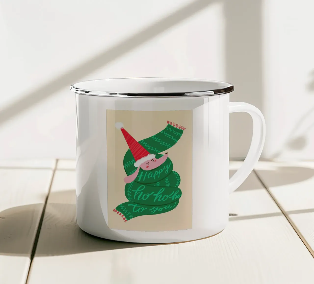 Ho Ho Hold Me Tight tazza in smalto da Studio One
