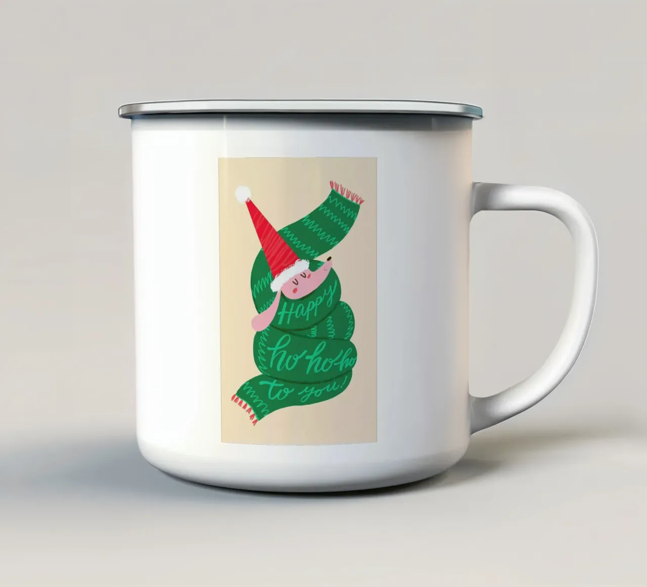 Ho Ho Hold Me Tight tazza in smalto da Studio One
