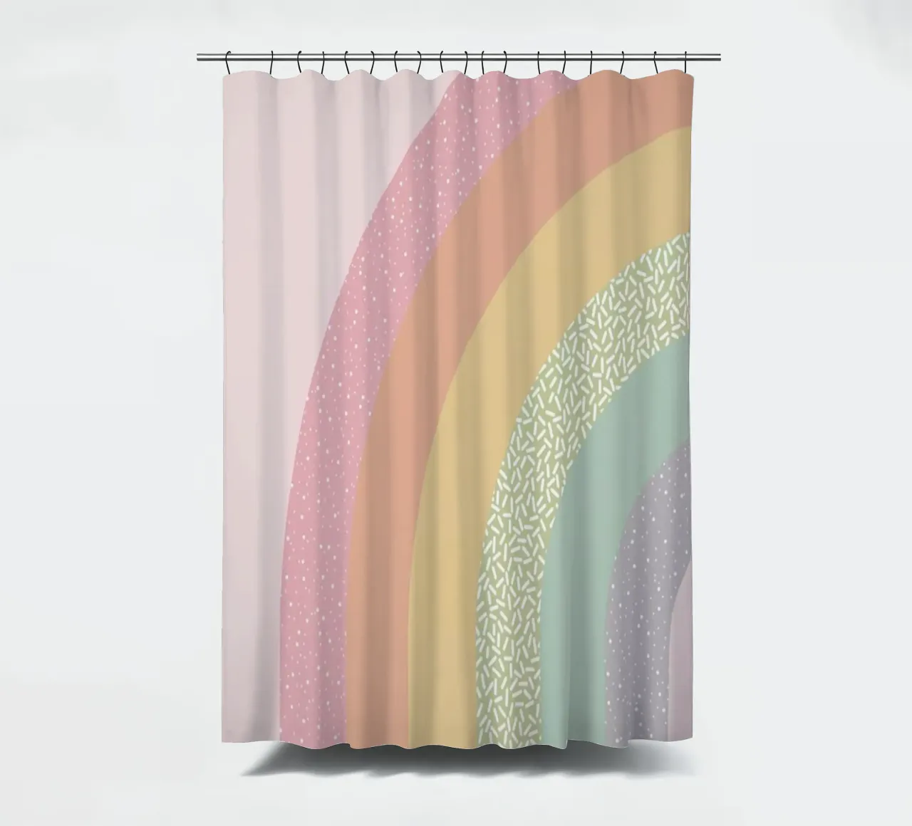 Sweet Rainbow shower curtain by cafelab