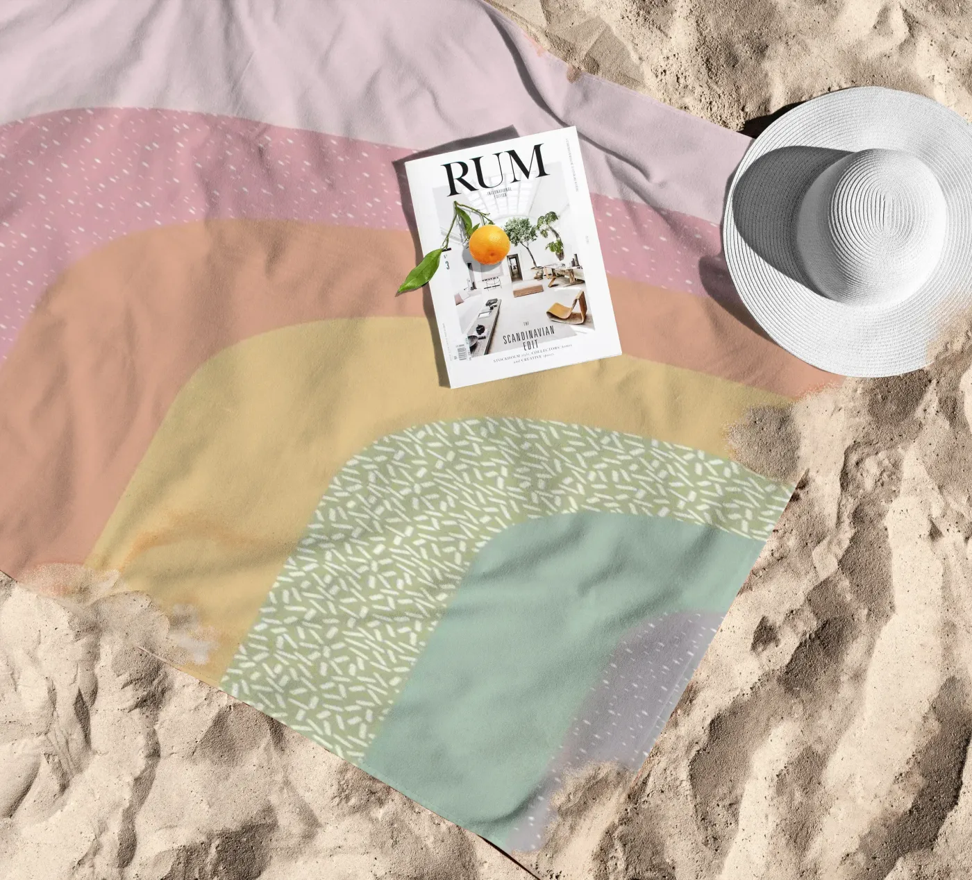 Sweet Rainbow serviette de plage de Tiny Wonder Co.