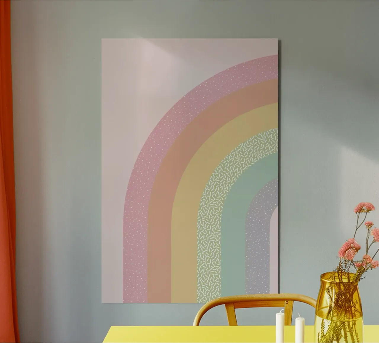 Sweet Rainbow alluminio dibond da cafelab