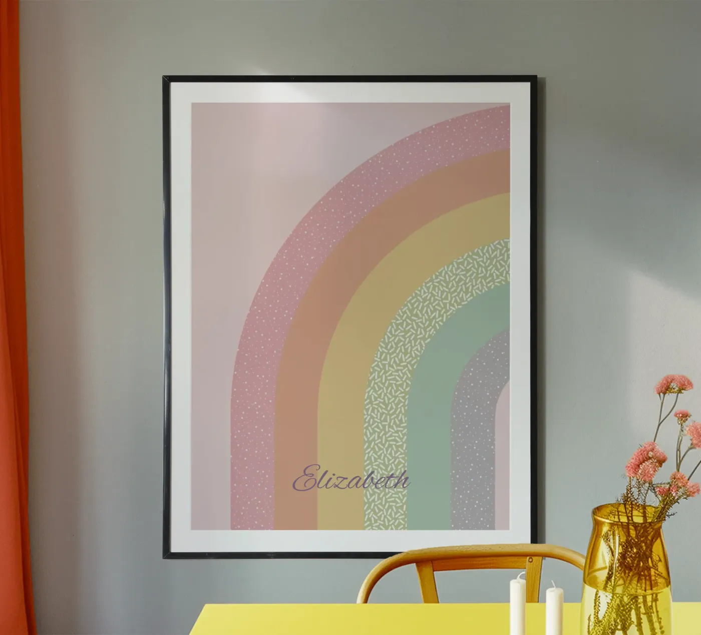Dolce arcobaleno poster da Tiny Wonder Co.