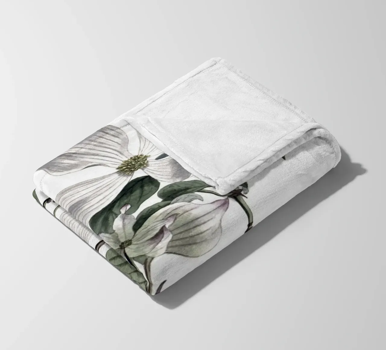 S. Edwards Botanical: Ramo di corniolo in fiore (1801) coperta in pile da ClubArt