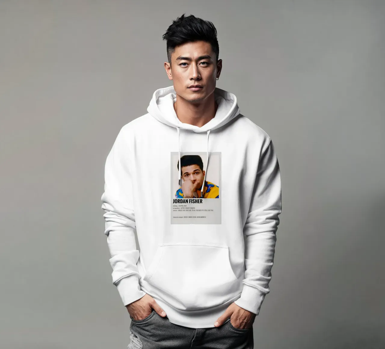 JORDAN FISHER felpa con cappuccio da MVFminimalist