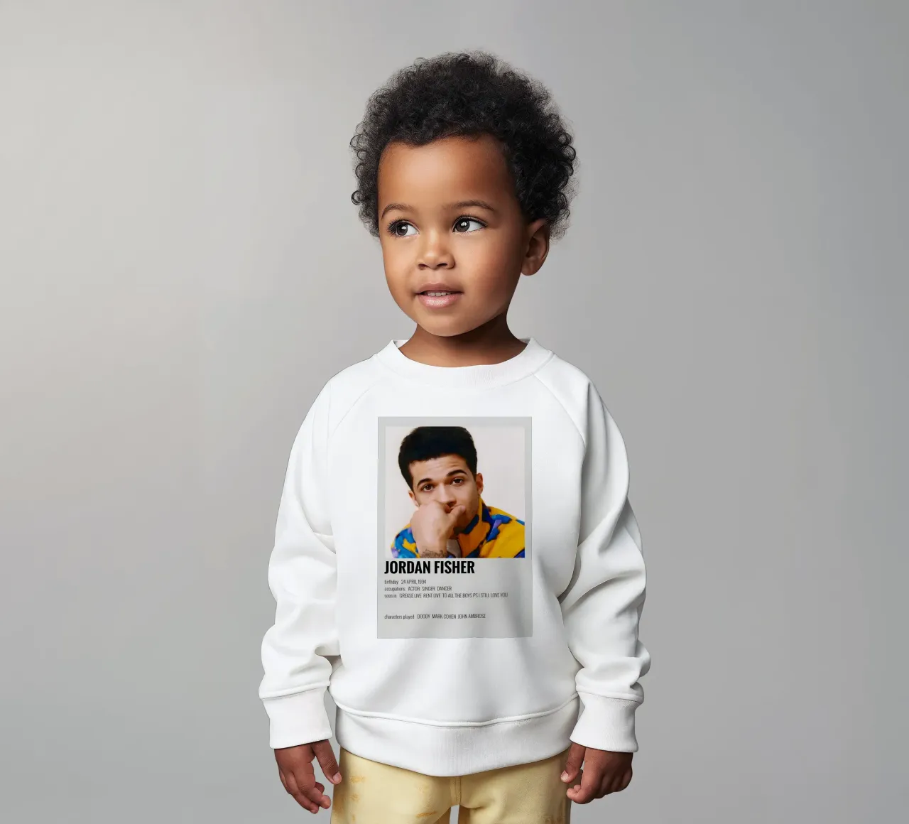 JORDAN FISHER felpa neonato da MVFminimalist