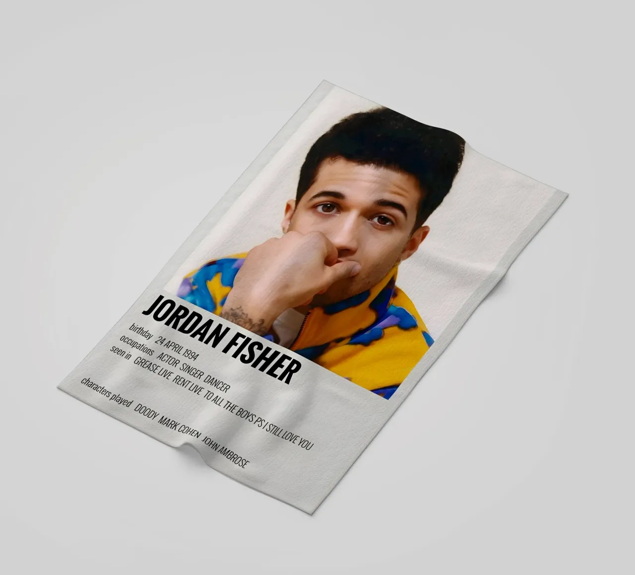JORDAN FISHER telo mare da MVFminimalist