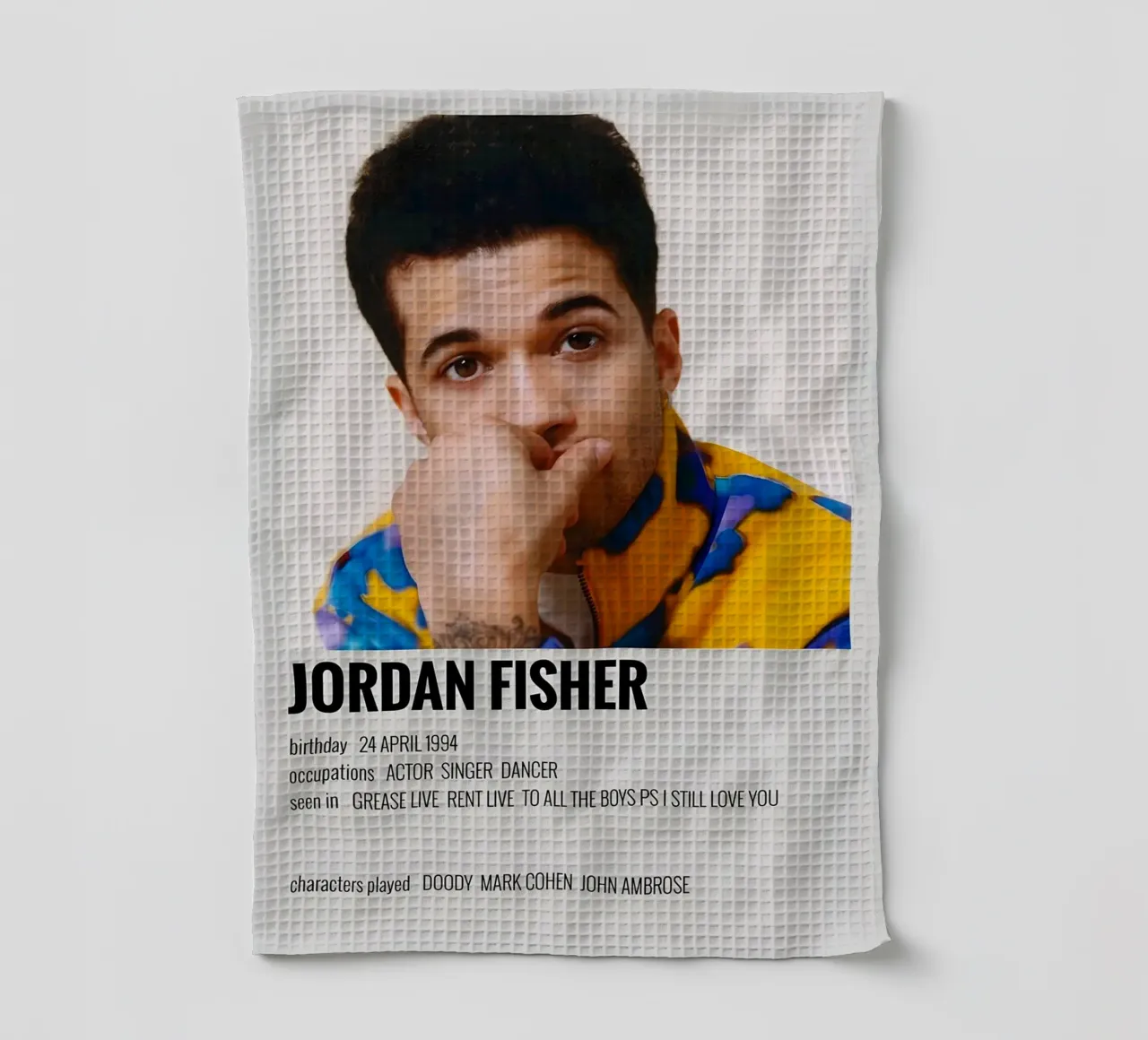 JORDAN FISHER canovaccio da cucina da MVFminimalist