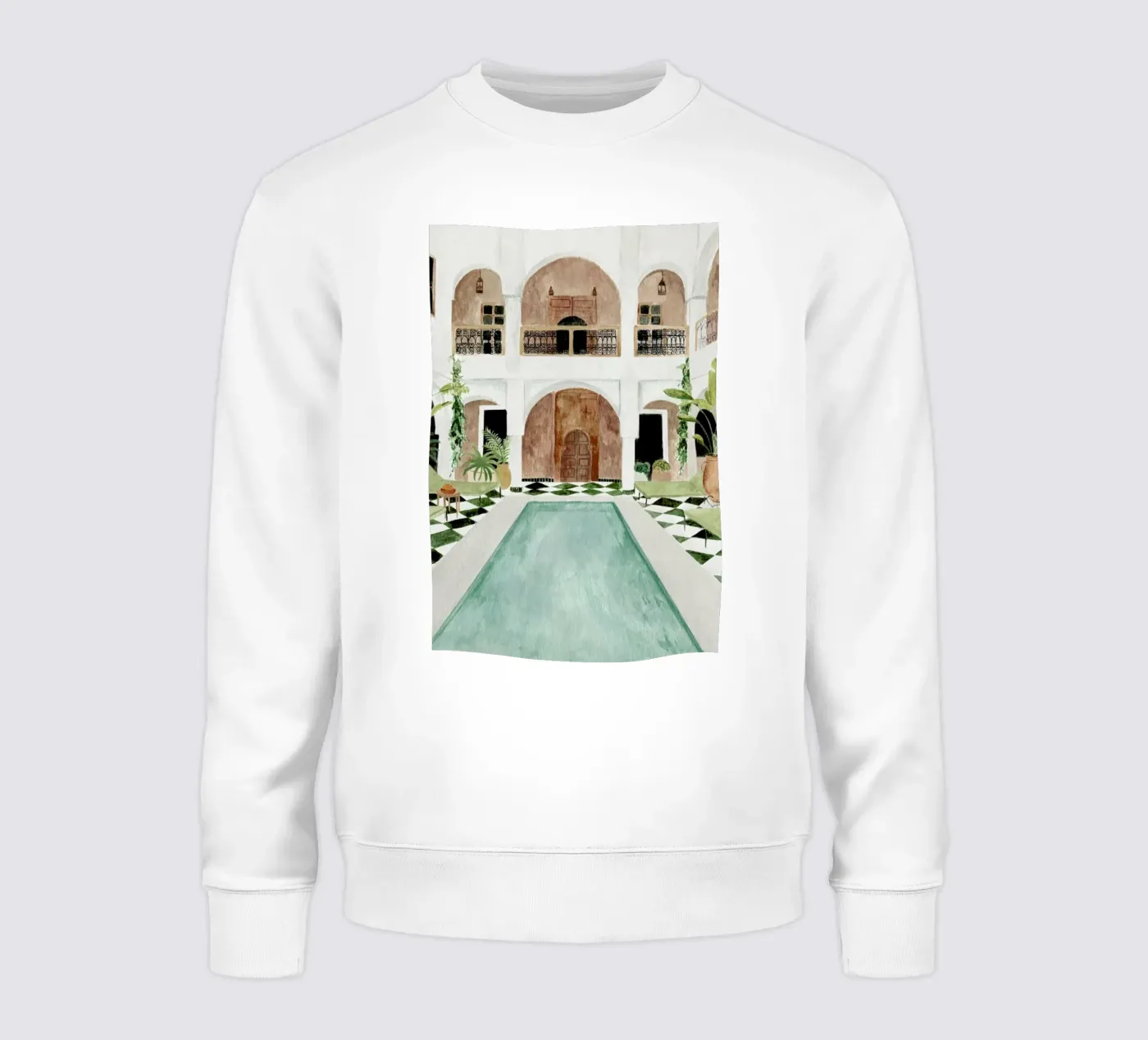 Riad felpa da Isabelle Vandeplassche