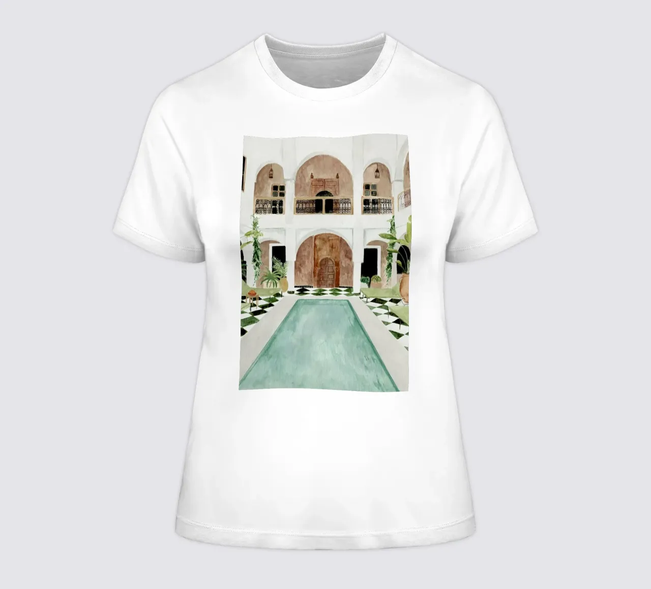 Riad t-shirt da donna da Isabelle Vandeplassche