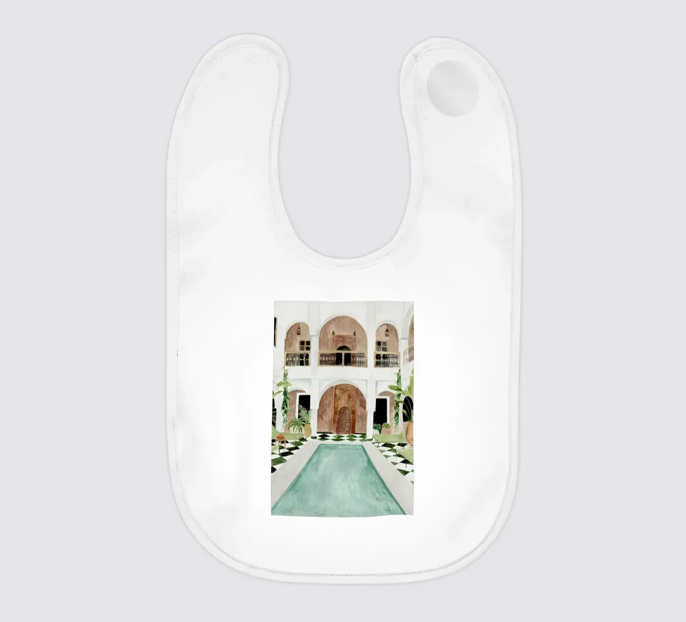 Riad baby slabbetje van Isabelle Vandeplassche