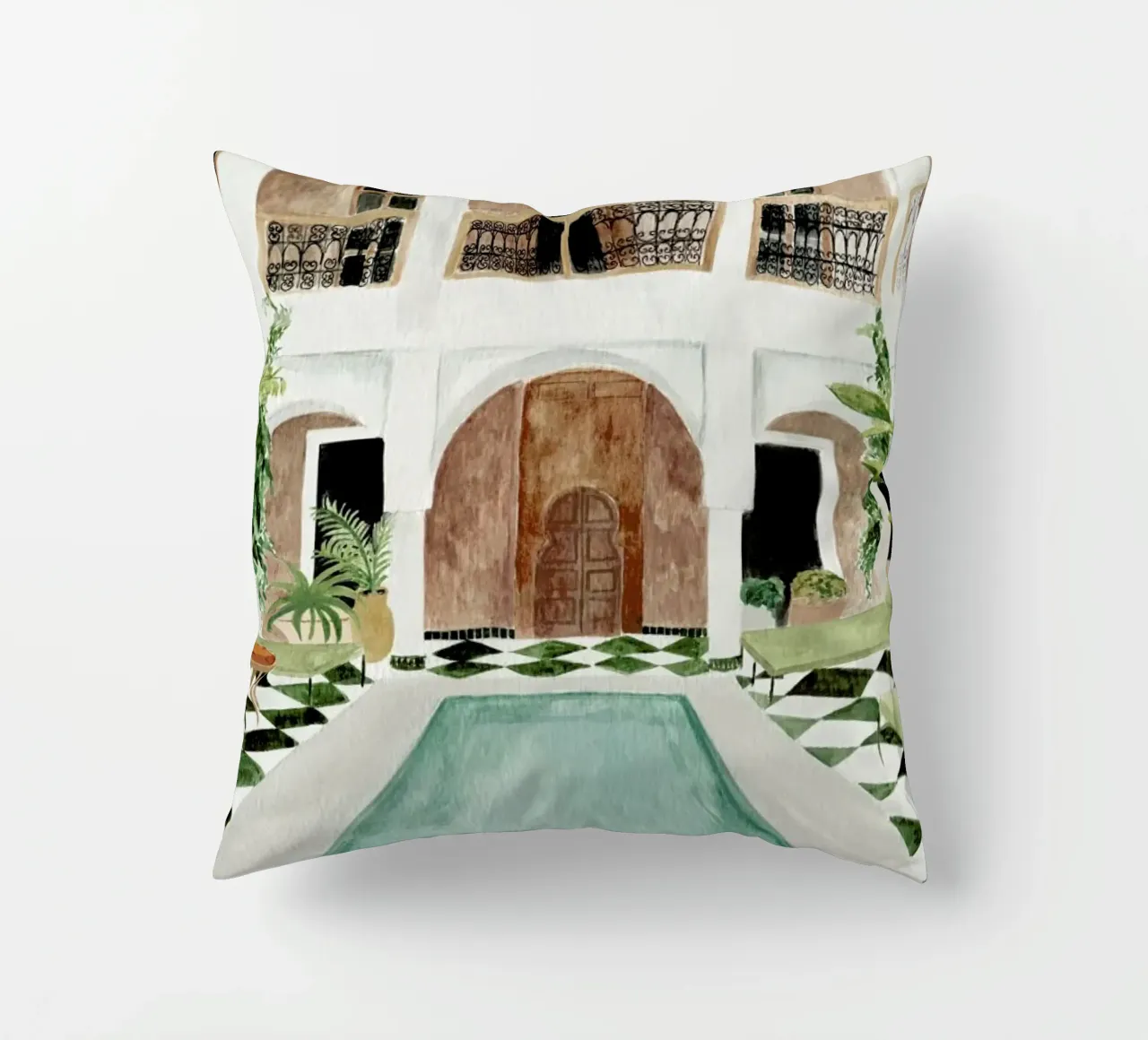 Riad cuscino da Isabelle Vandeplassche