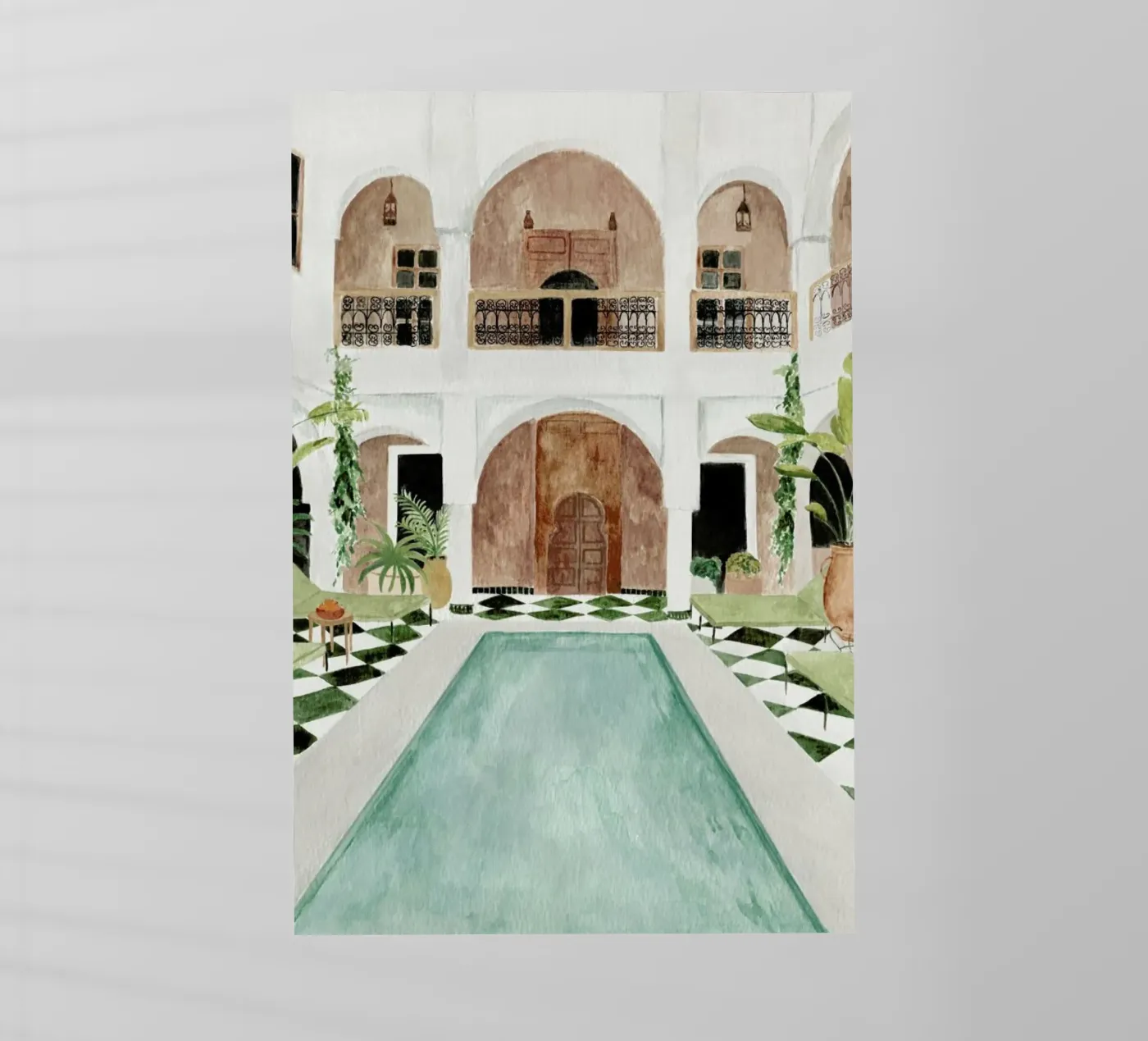 Riad backlit folie van Isabelle Vandeplassche