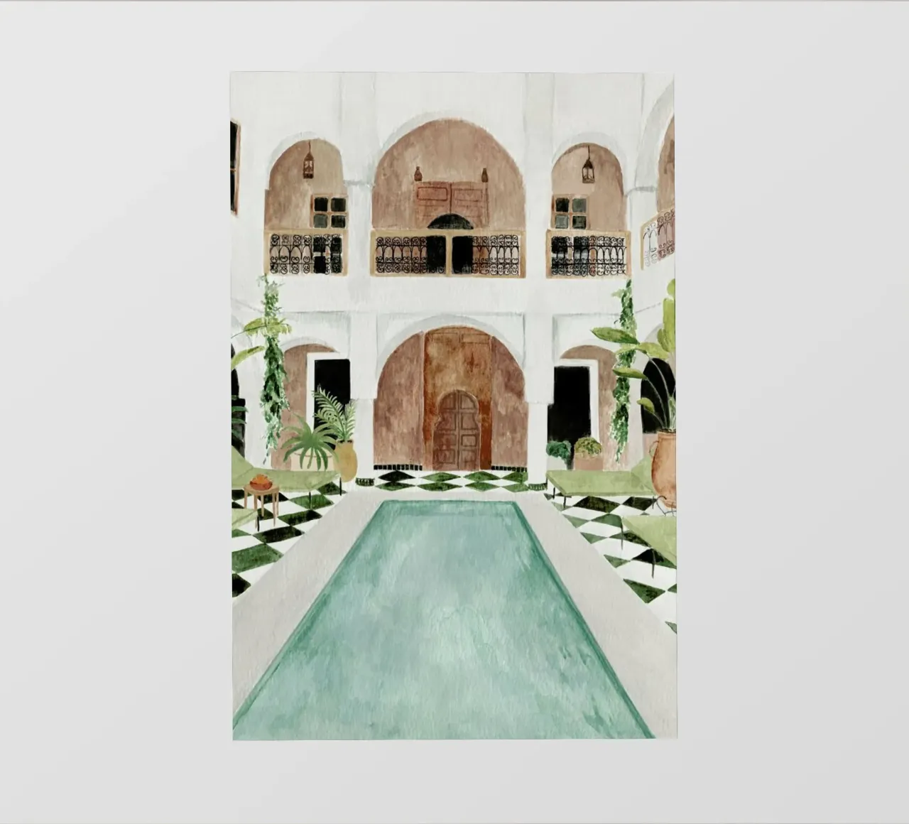 Riad pellicola backlit da Isabelle Vandeplassche