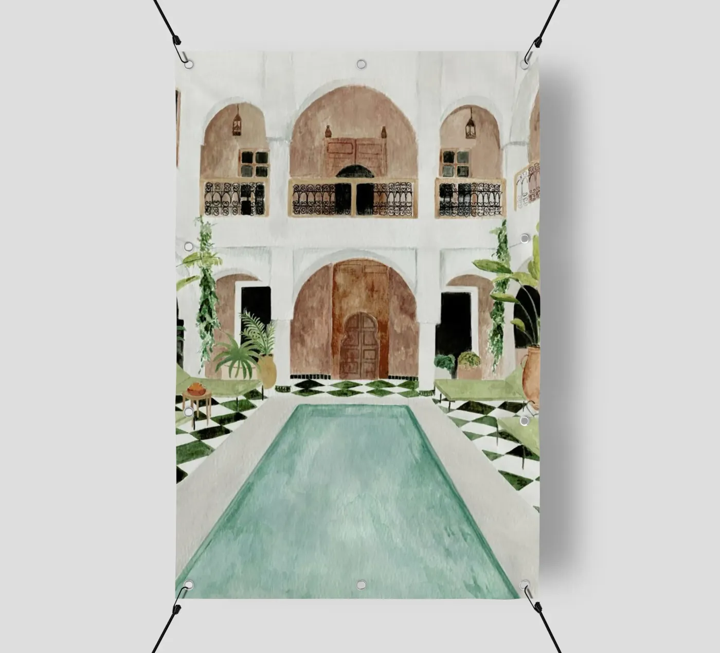 Riad telo in pvc da Isabelle Vandeplassche