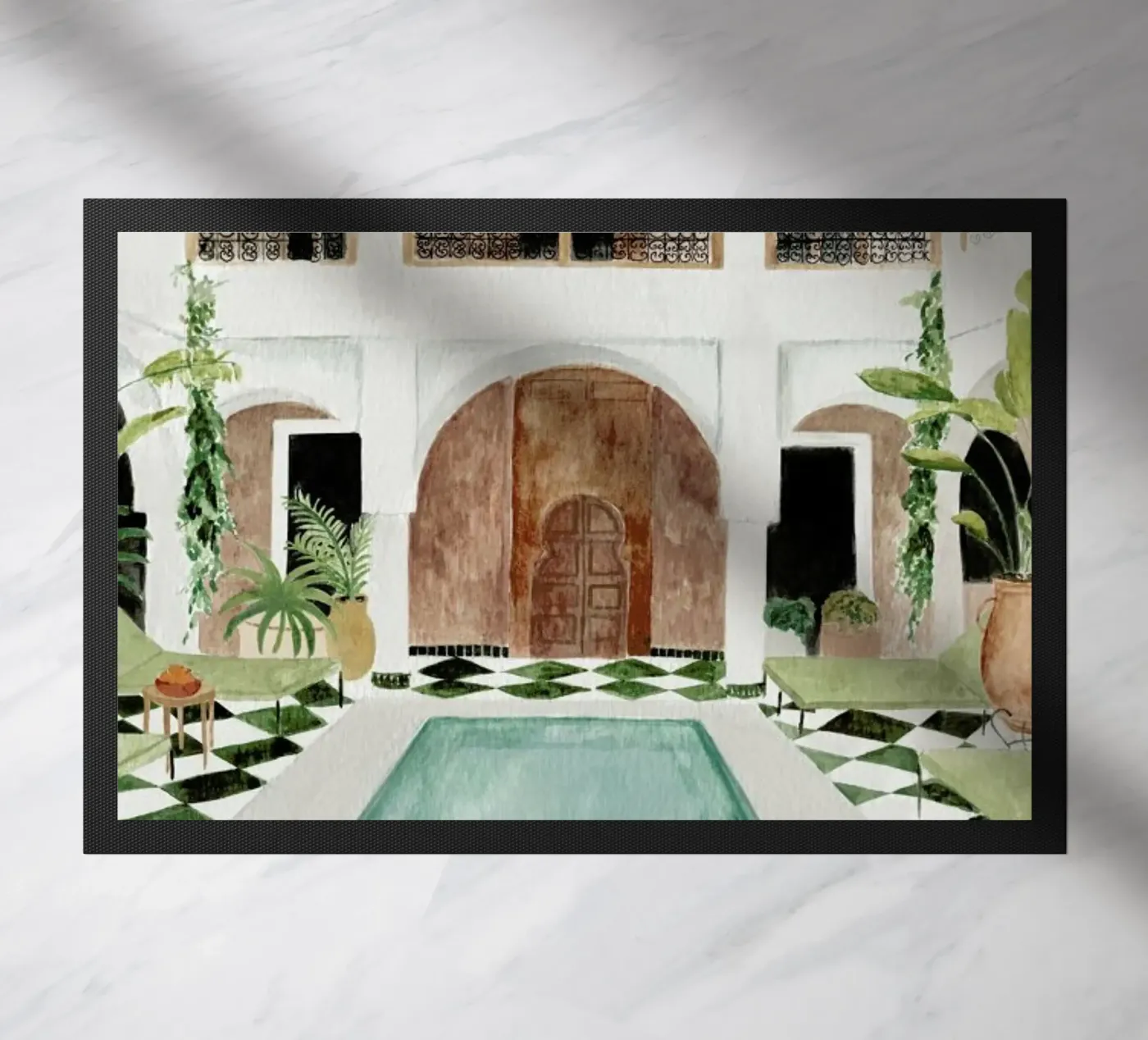Riad paillasson de Isabelle Vandeplassche
