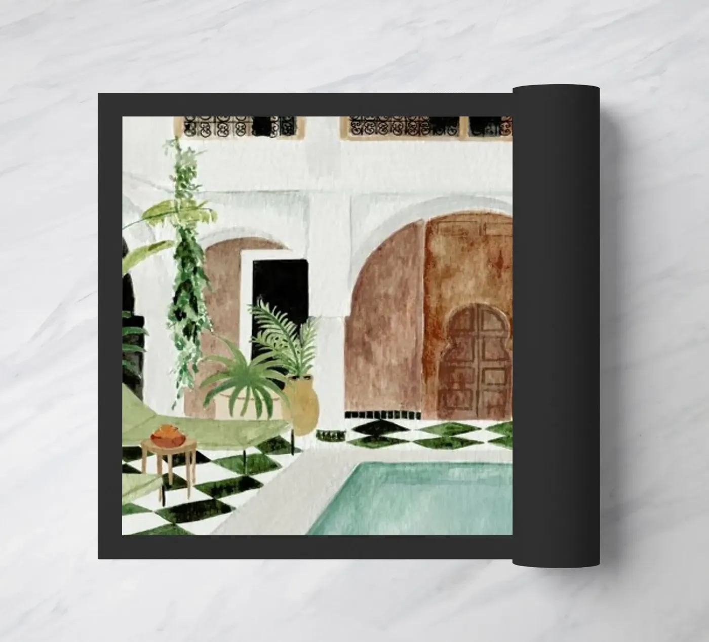 Riad paillasson de Isabelle Vandeplassche
