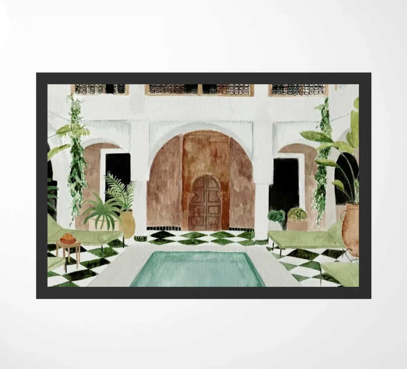 Riad paillasson de Isabelle Vandeplassche