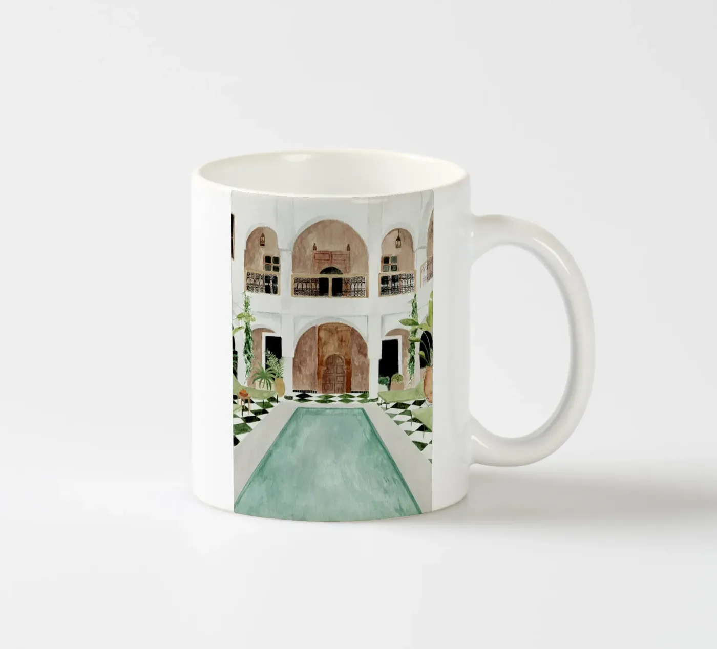 Riad ceramic mug by Isabelle Vandeplassche